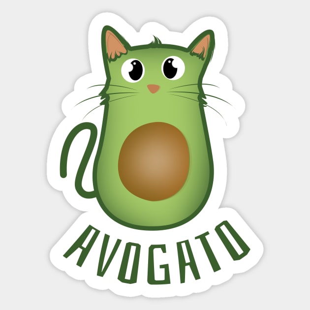 Avogato Sticker by Rishirt